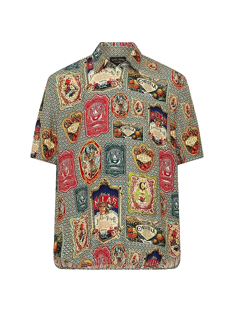 Soap Opera Printed Oversized Shirt