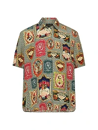 Soap Opera Printed Oversized Shirt