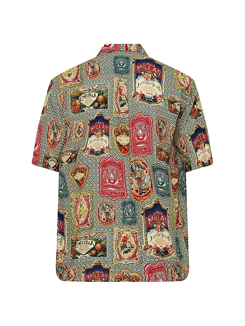 Soap Opera Printed Oversized Shirt