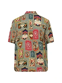 Soap Opera Printed Oversized Shirt