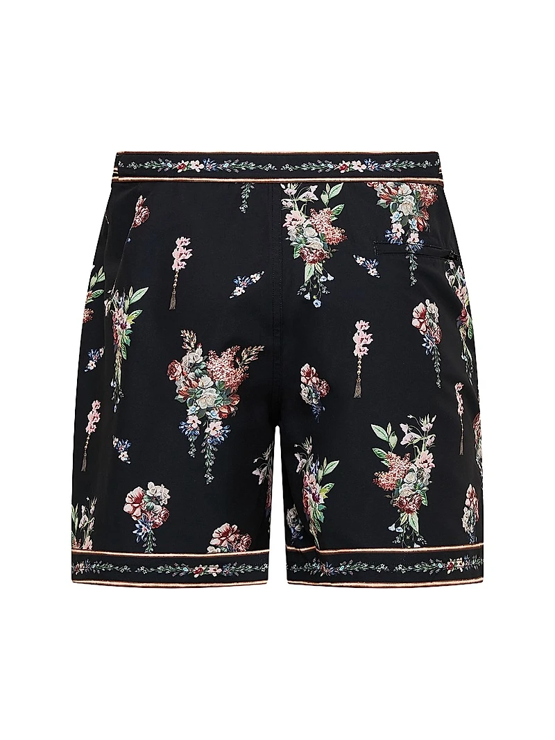 Noble Endeavours Floral Swim Shorts