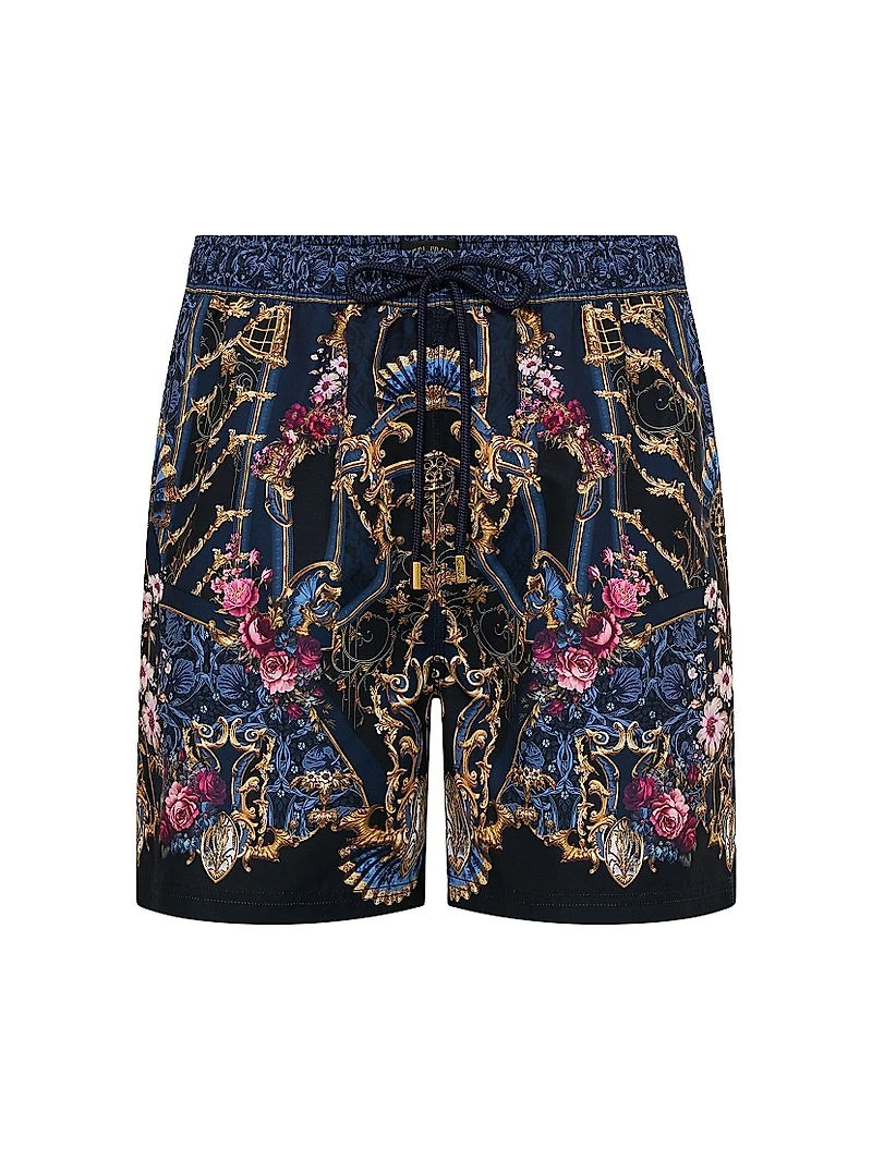 Ornate On A Plate Printed Board Shorts