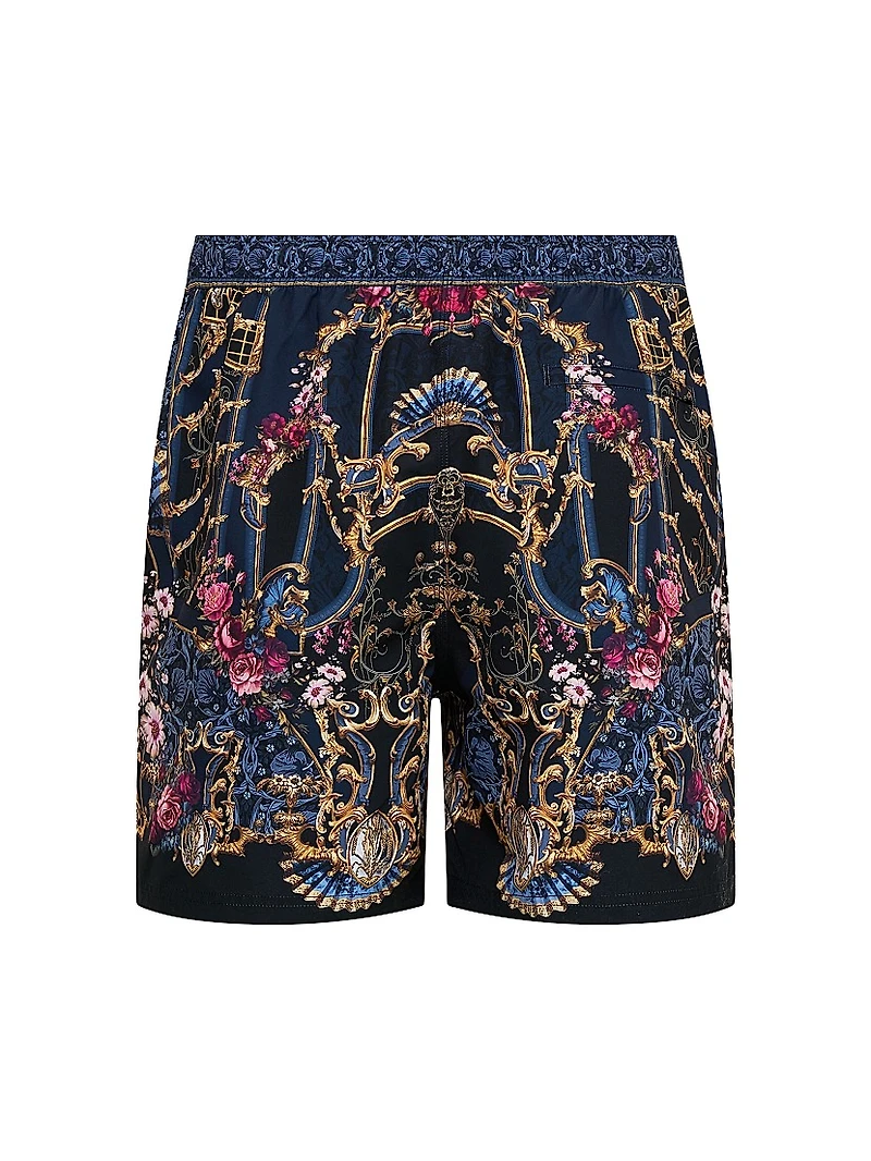 Ornate On A Plate Printed Board Shorts