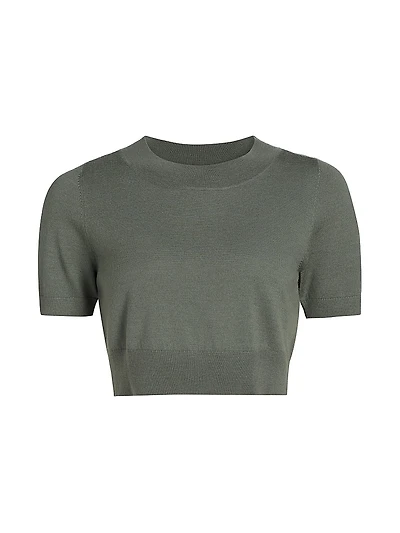 Lexa Wool Cropped Top