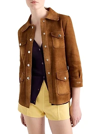 Suede Safari Jacket