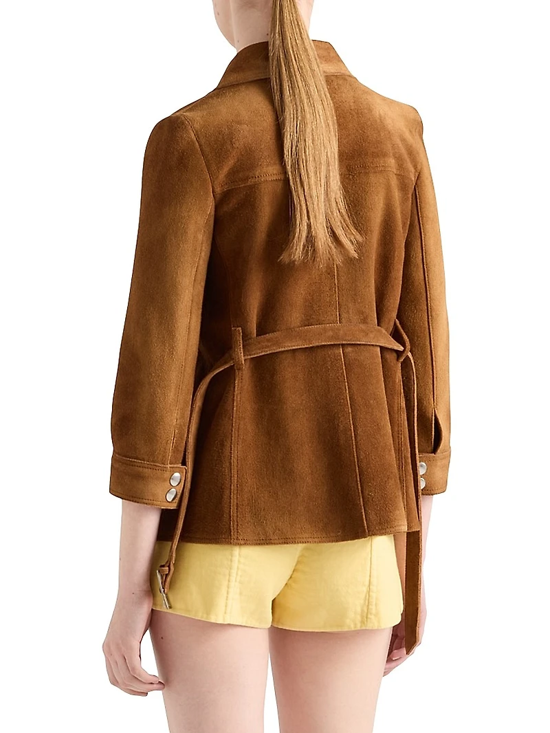 Suede Safari Jacket