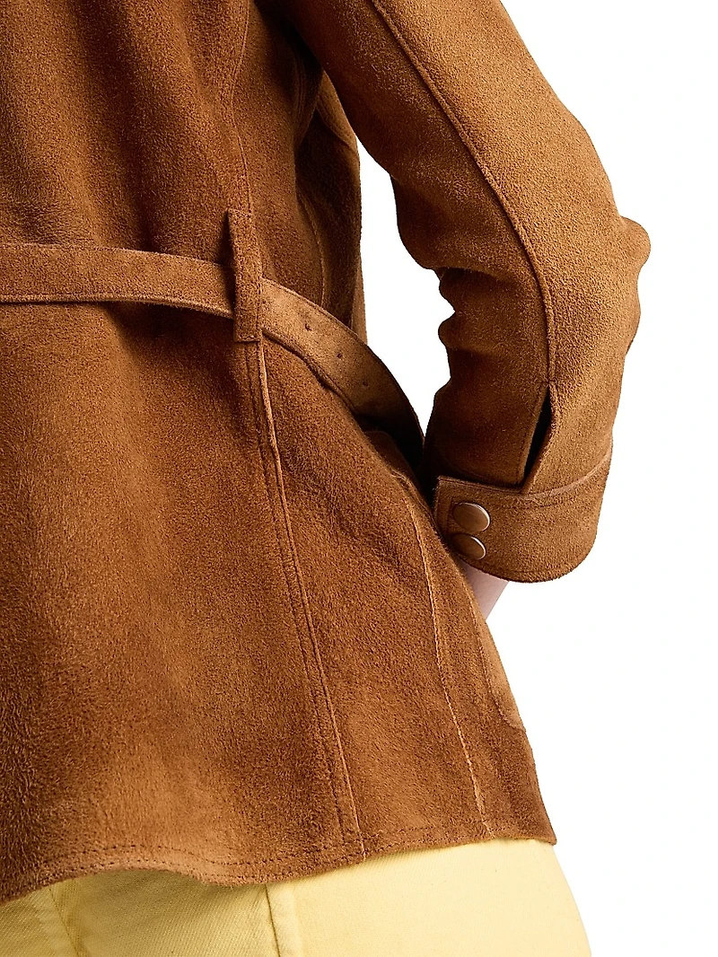 Suede Safari Jacket