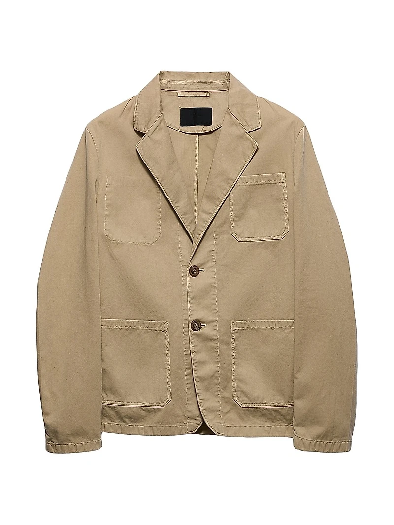 Single-Breasted Cotton Jacket