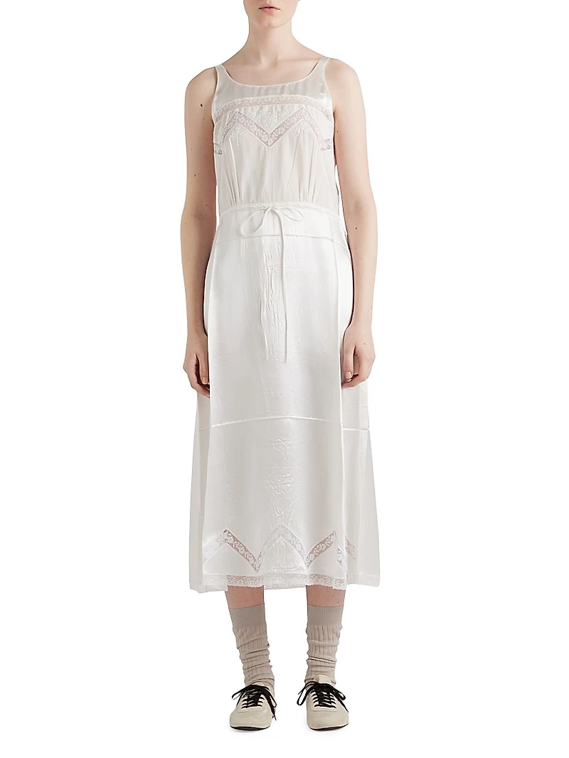 Embroidered Old Batiste Dress