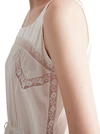 Embroidered Old Batiste Dress