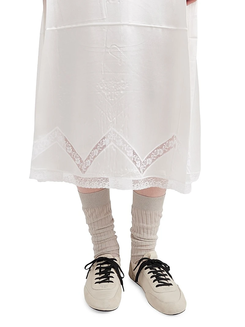 Embroidered Old Batiste Dress