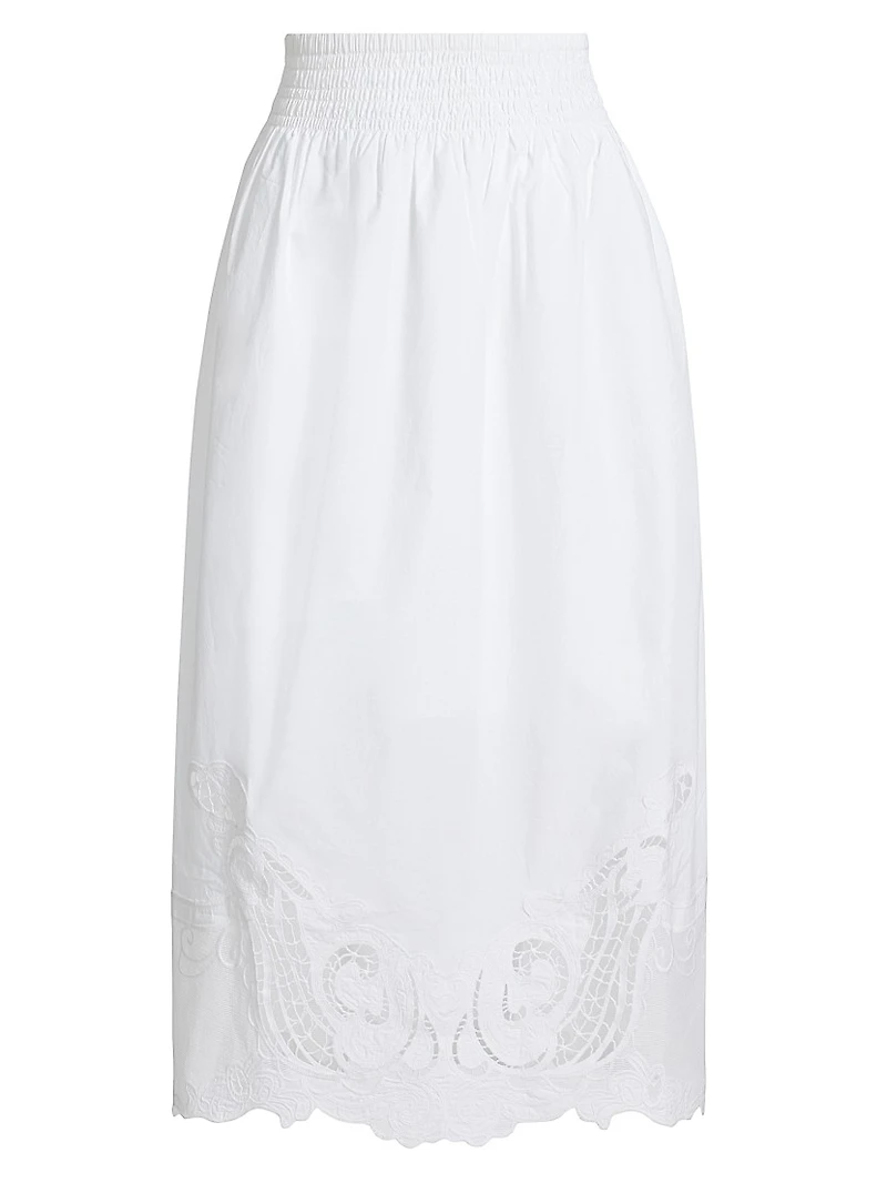 Clem Lace Midi-Skirt