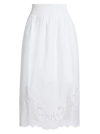Clem Lace Midi-Skirt
