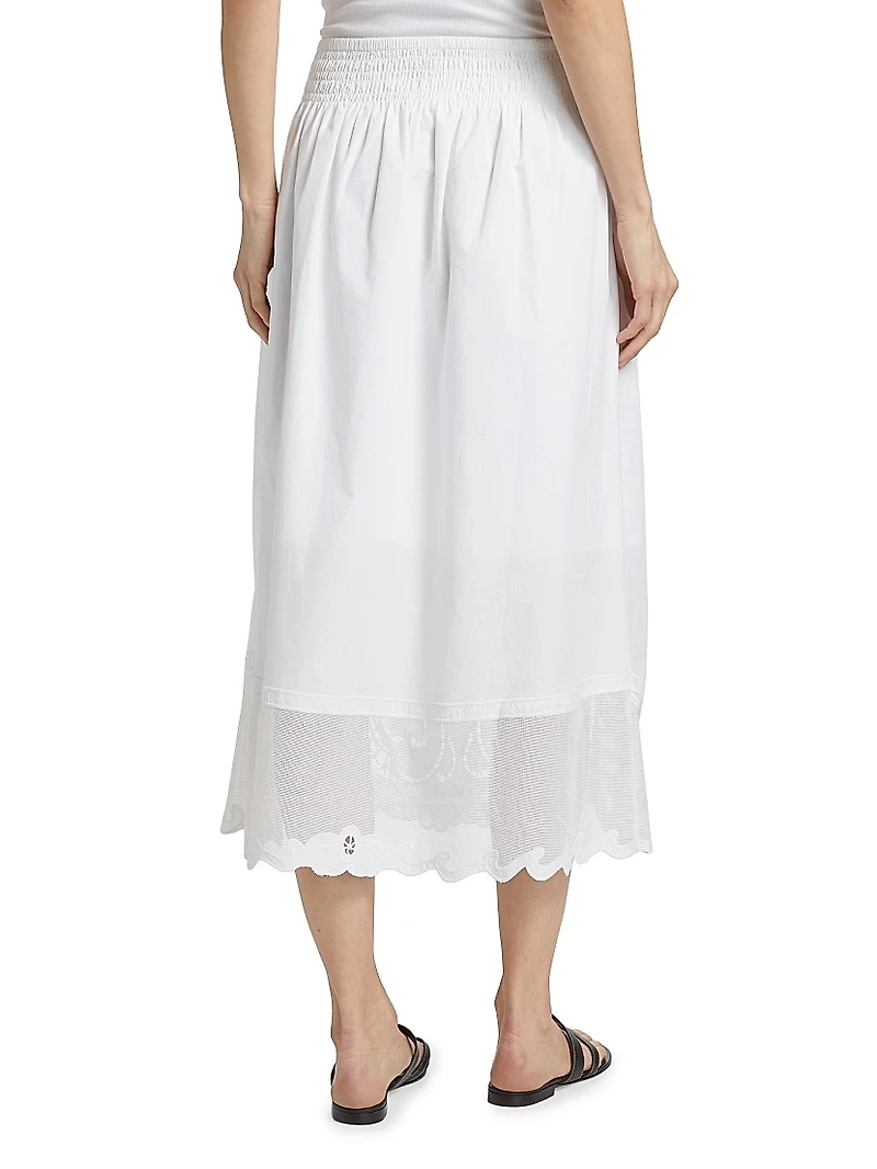 Clem Lace Midi-Skirt