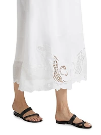 Clem Lace Midi-Skirt
