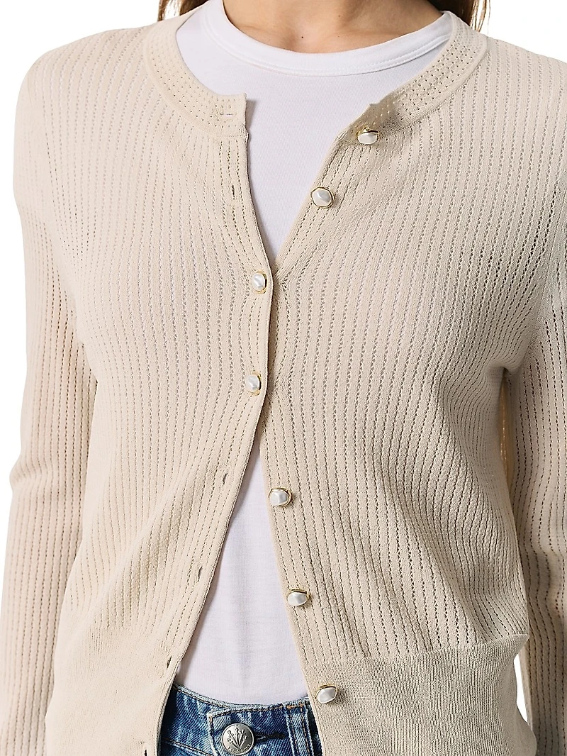 Molly Open-Knit Cardigan