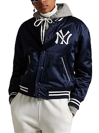 New York Yankees Satin Bomber Jacket