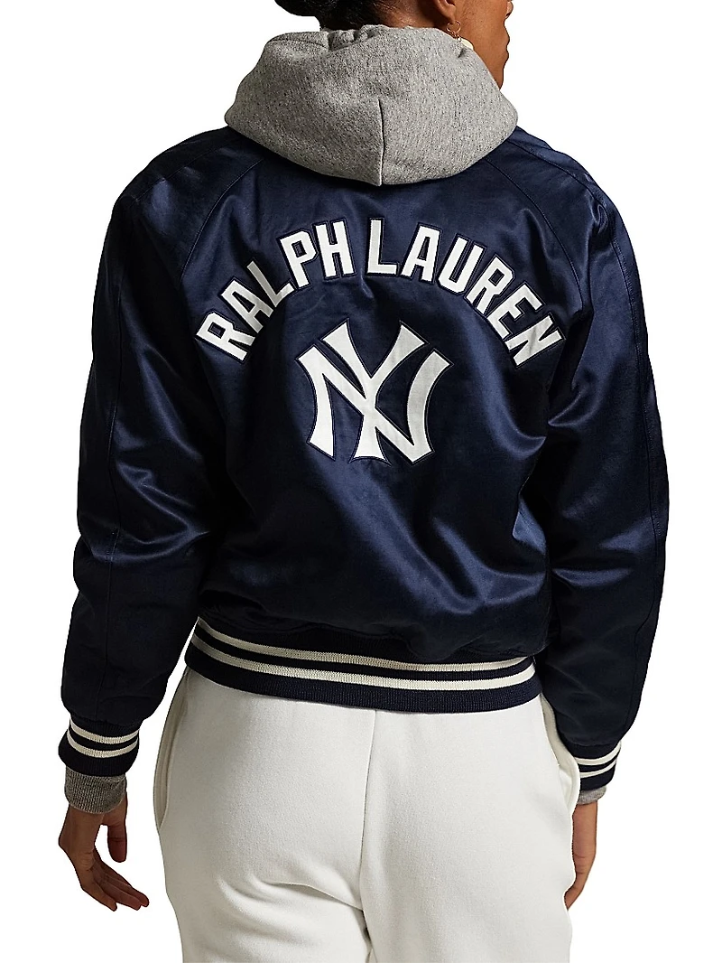 New York Yankees Satin Bomber Jacket
