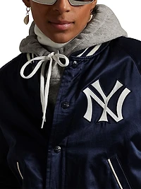 New York Yankees Satin Bomber Jacket