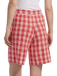 Gingham Bermuda Shorts
