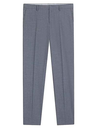Formal Trousers a Virgin Wool Blend