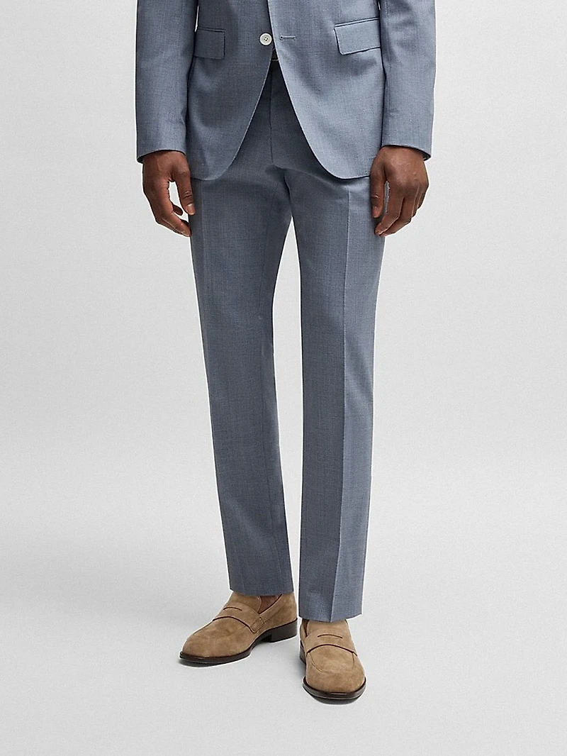 Formal Trousers a Virgin Wool Blend