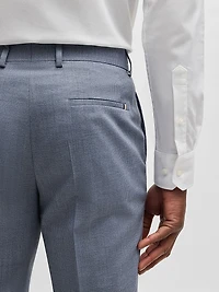 Formal Trousers a Virgin Wool Blend