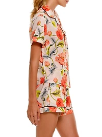 Sun-Kissed Escapes Nina Cotton Short Pajamas