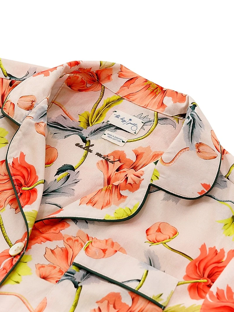 Sun-Kissed Escapes Nina Cotton Short Pajamas