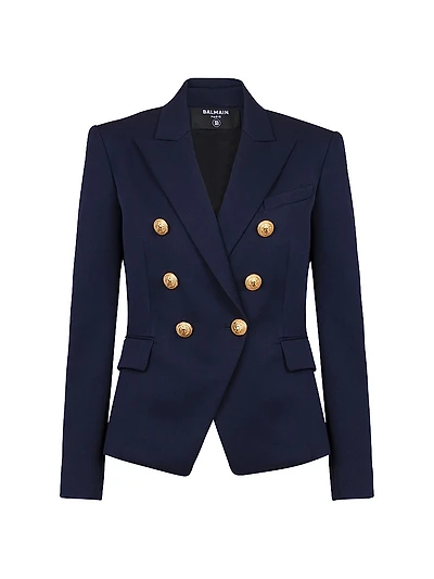 Wool Double-Breasted Jacket