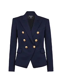 Wool Double-Breasted Jacket