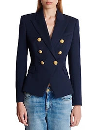 Wool Double-Breasted Jacket