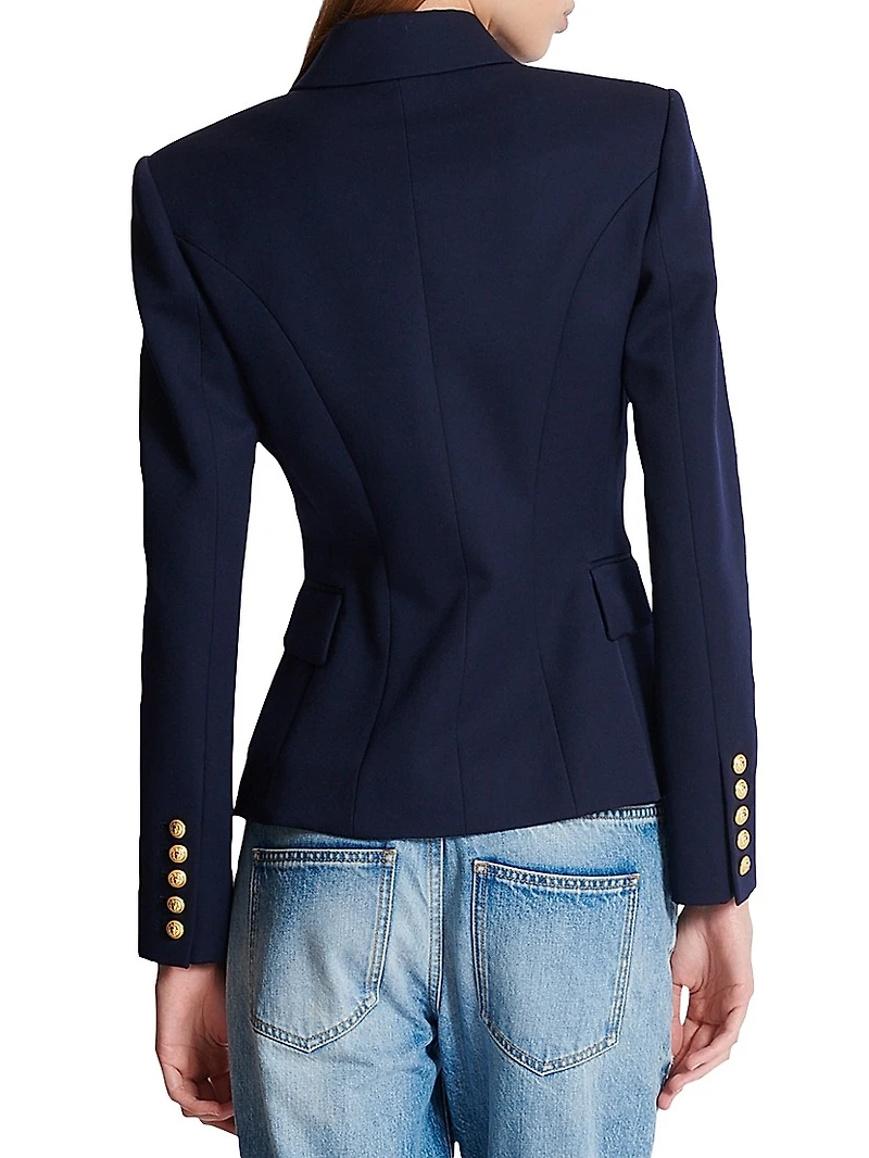 Wool Double-Breasted Jacket