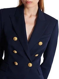 Wool Double-Breasted Jacket
