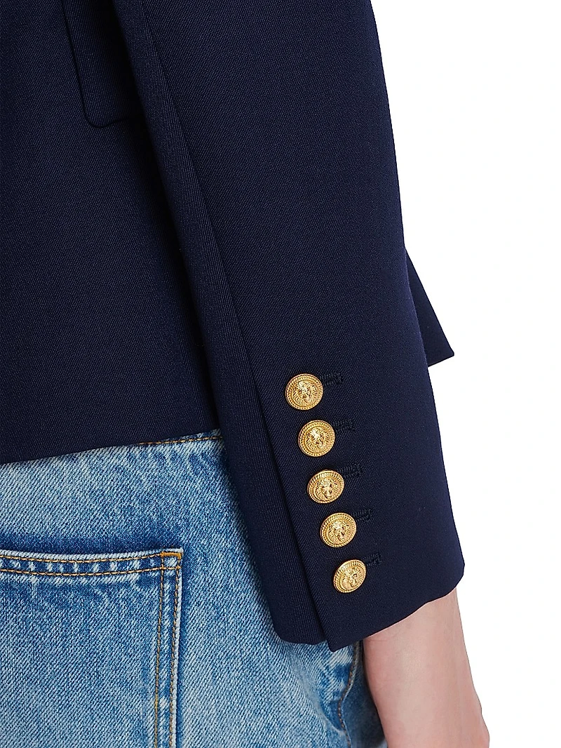 Wool Double-Breasted Jacket