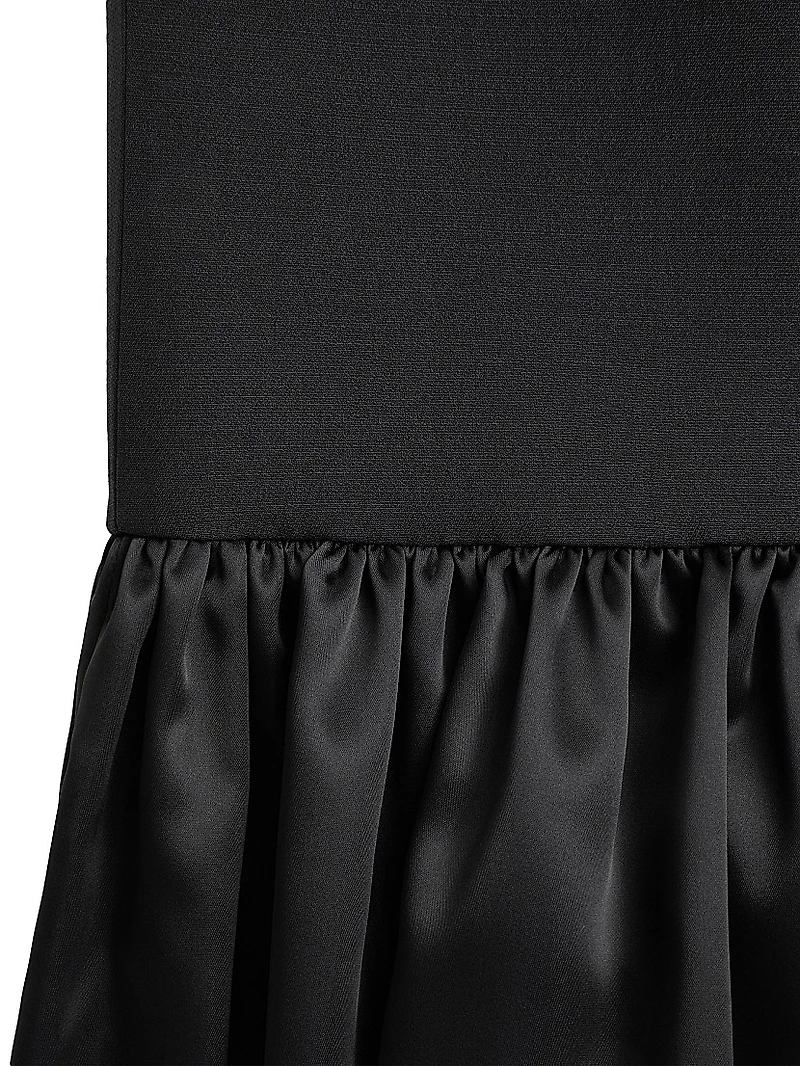 Crepe Couture Midi Skirt