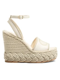 VLogo Torchon Wedge Sandals Nappa 130MM