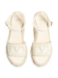 VLogo Torchon Wedge Sandals Nappa 130MM