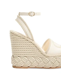 VLogo Torchon Wedge Sandals Nappa 130MM