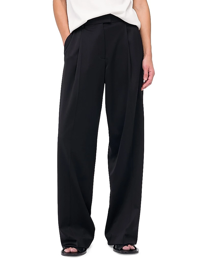 Relaxed Wide Leg Pants