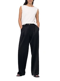 Relaxed Wide Leg Pants