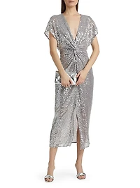 Jackie Sequin Midi Dress