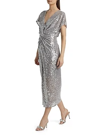 Jackie Sequin Midi Dress