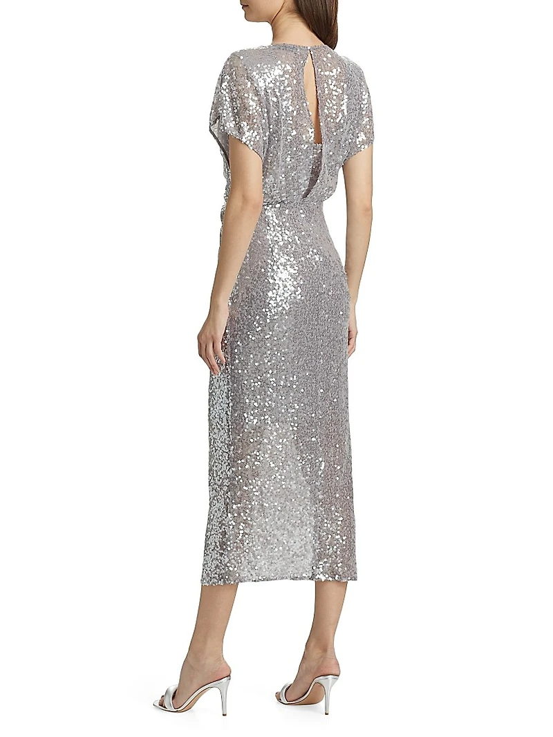 Jackie Sequin Midi Dress