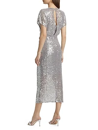 Jackie Sequin Midi Dress