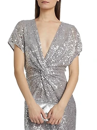 Jackie Sequin Midi Dress