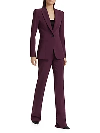 High Waist Straight Leg Pants