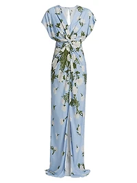 Jackie Floral Twisted Gown