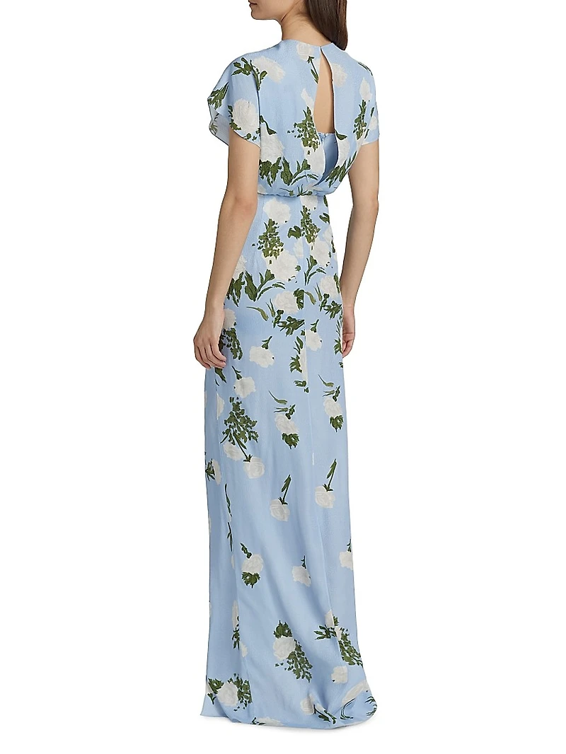 Jackie Floral Twisted Gown