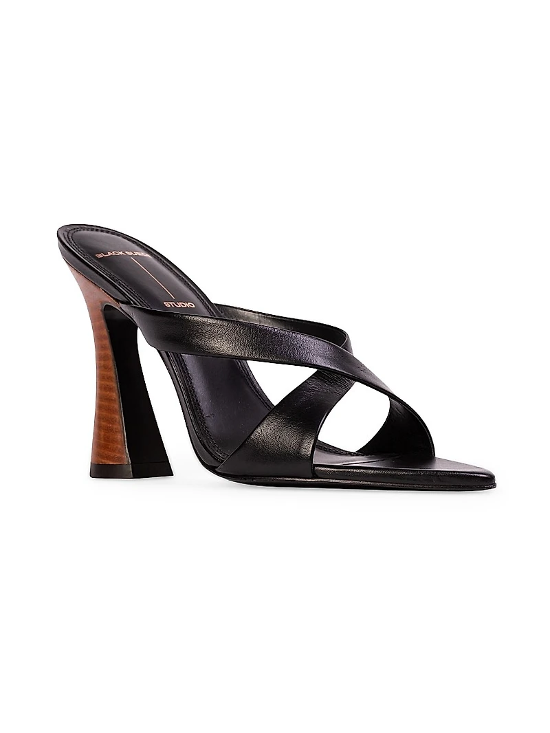 Zoey 100MM Leather Heels